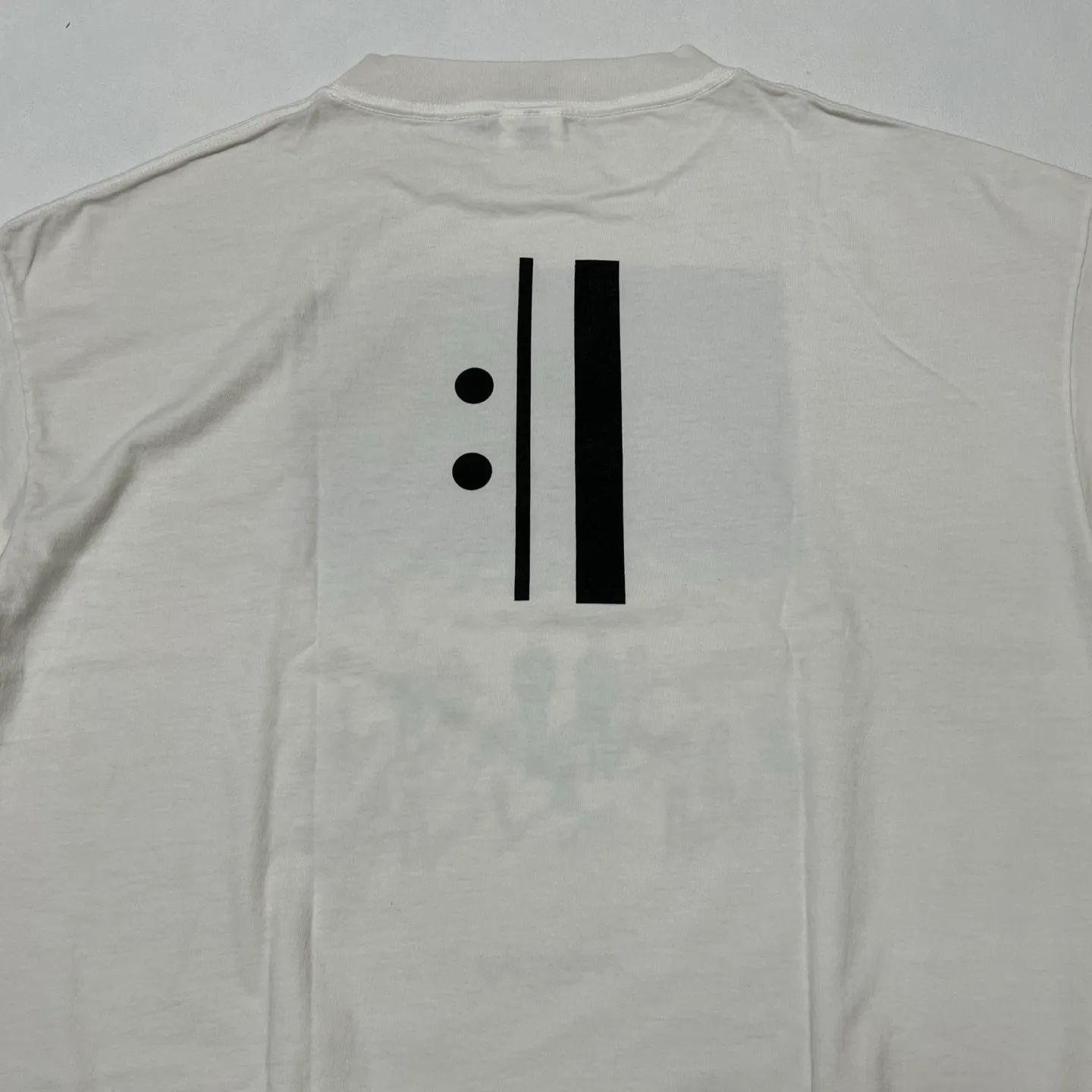 SAINT Mxxxxxx × EVENGELION × GEEKS RULE EV_SS TEE/BLUE/WHT Three-party co-branded Neon Genesis Evangelion co-branded TEE off-white S-XL Made of original OE yarn tube weaving without side seams to distinguish the width of the fabric Original consistent co-branded label/co-branded wash mark/little angel anti-counterfeiting label Top-notch printing technology Repeated pattern making, closely following the original details